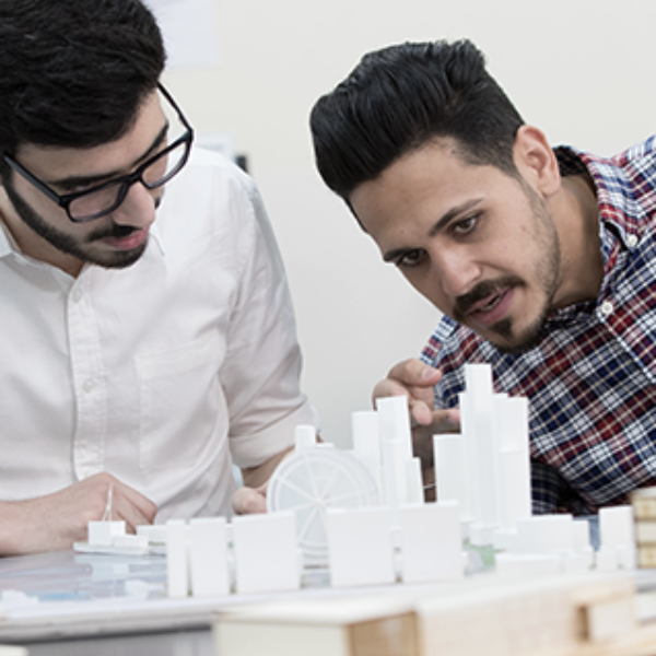 Illustration symbolizing teamwork and collaboration as part of ADU’s vision.