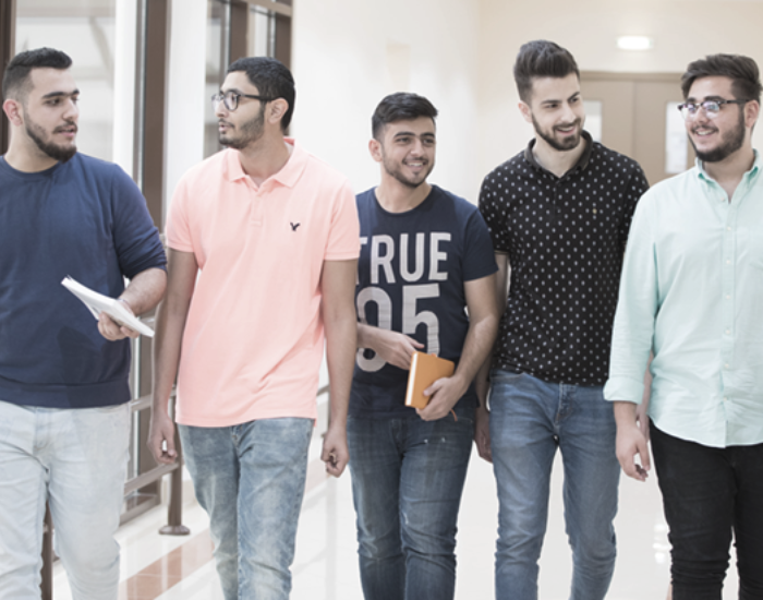 Faculty member illustration representing academic staff at Abu Dhabi University.