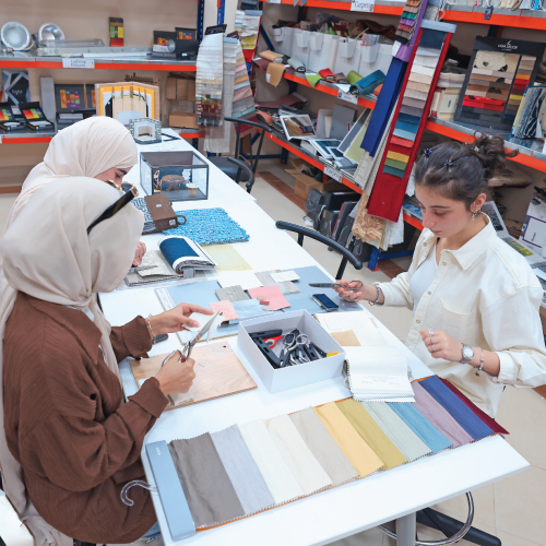 Interior Design program at Abu Dhabi University – Modern learning environment and tools.